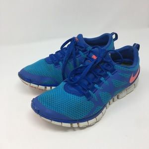 Blue Nike Free Running Shoes size 7.5